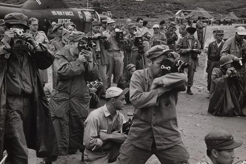 Allied Press Photographers at the Korean Front by Werner Bischof