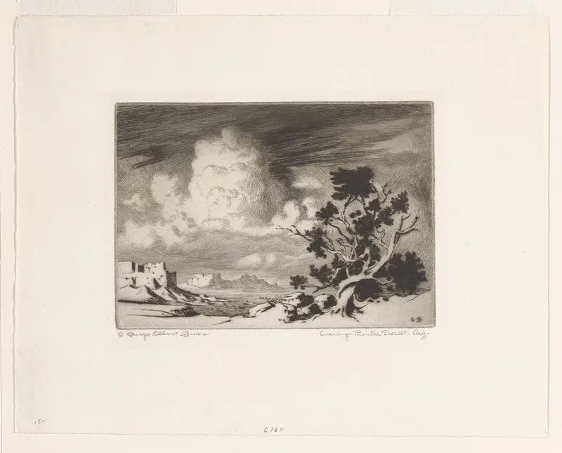 Evening, Painted Desert, Arizona by George Elbert Burr