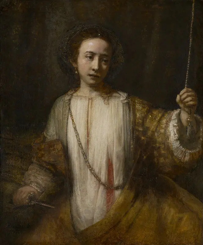 Lucretia by Rembrandt van Rijn