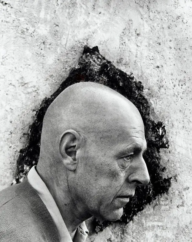 Jean Dubuffet, Vence, France by Arnold Newman