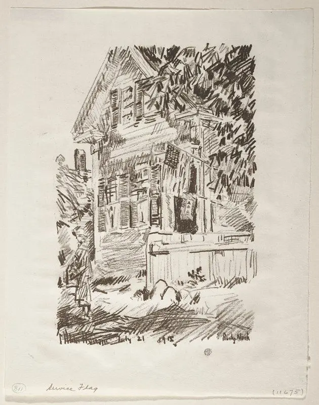 Service Flag by Childe Hassam