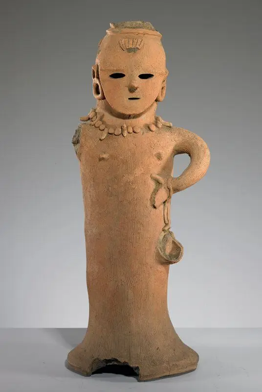 Haniwa of a Female Shrine Attendant by Japan