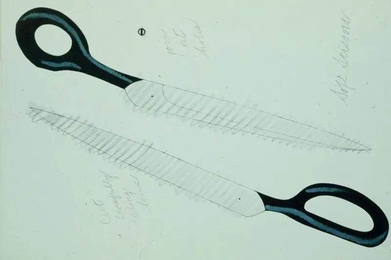 Scissors to Cut Out by Claes Oldenburg