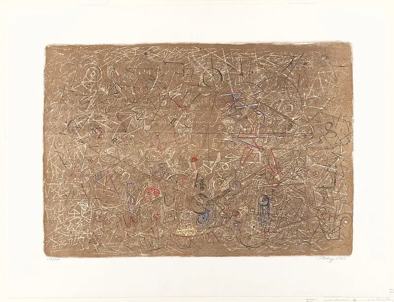 Flight over Forms by Mark Tobey