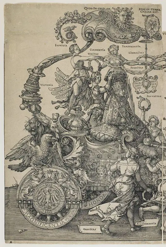 Large Triumphal Carriage of Maximilian I by Albrecht Dürer