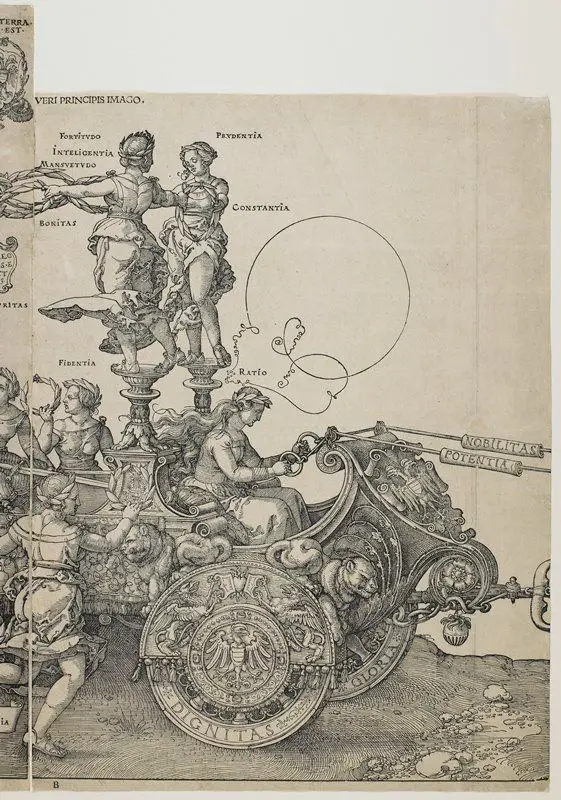 Large Triumphal Carriage of Maximilian I by Albrecht Dürer