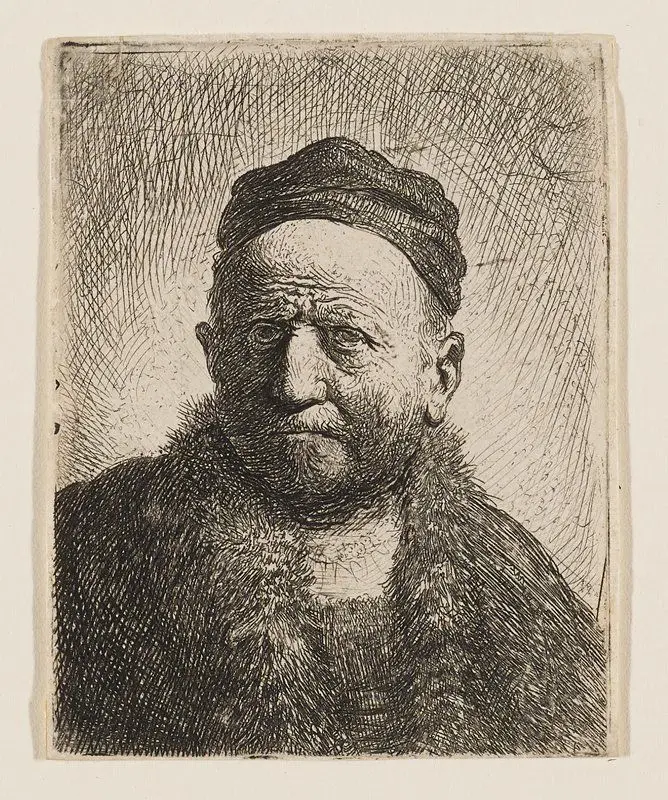 Bust of a Man (Rembrandt's Father?), by Rembrandt van Rijn