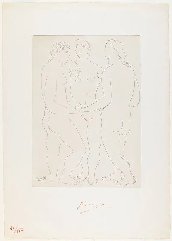 Les Trois Amies (The Three Friends) by Pablo Picasso