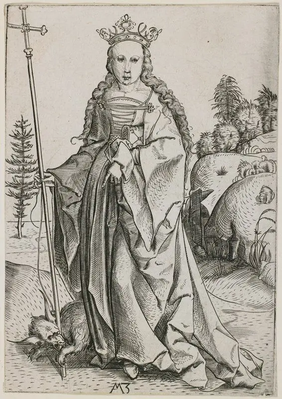 St. Margaret by Anonymous Master M. Z.