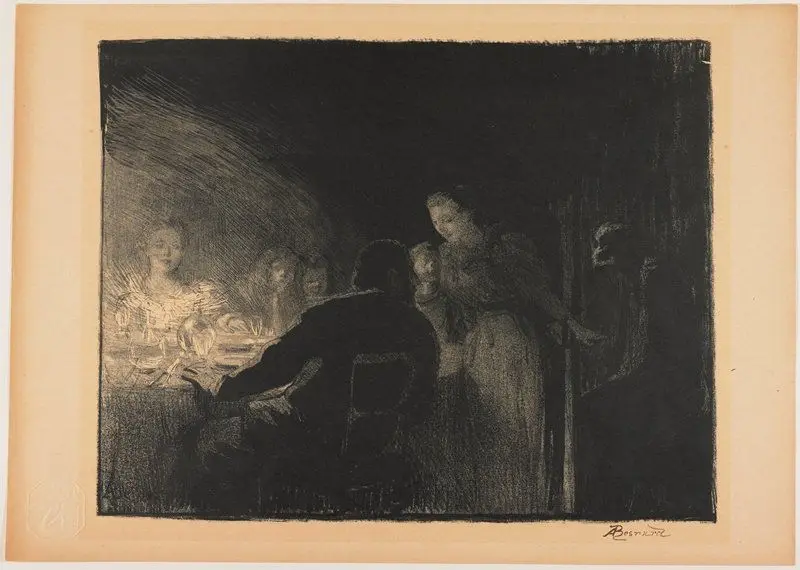 The Visitor by Albert Besnard