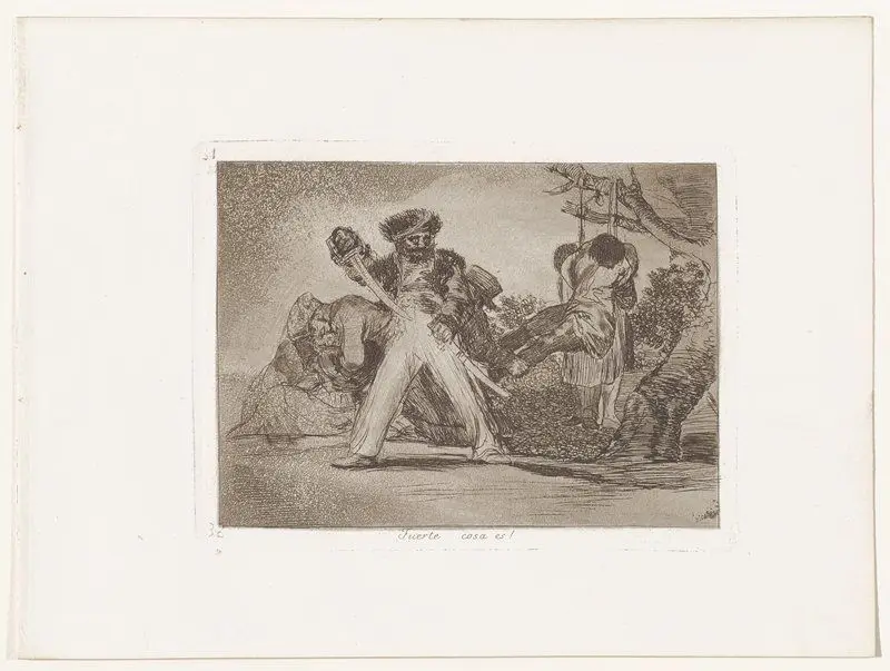 That's Tough! by Francisco José de Goya y Lucientes