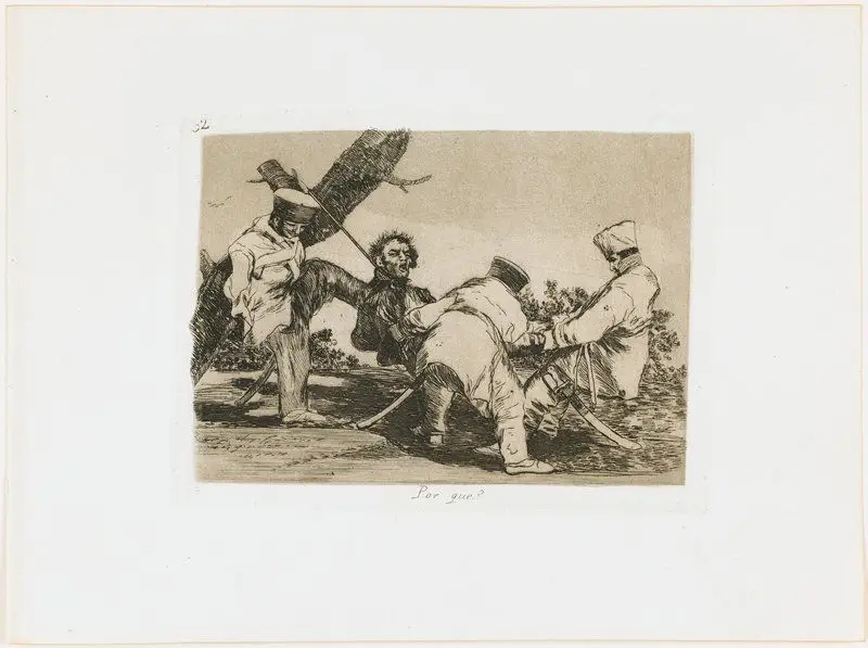 Por Que? (Why?) by Francisco José de Goya y Lucientes