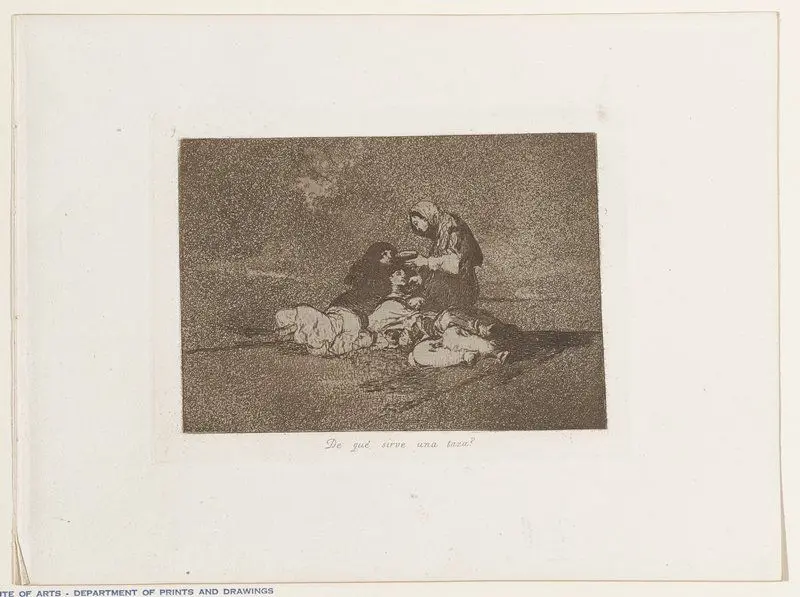 What is the Use of a Cup? by Francisco José de Goya y Lucientes