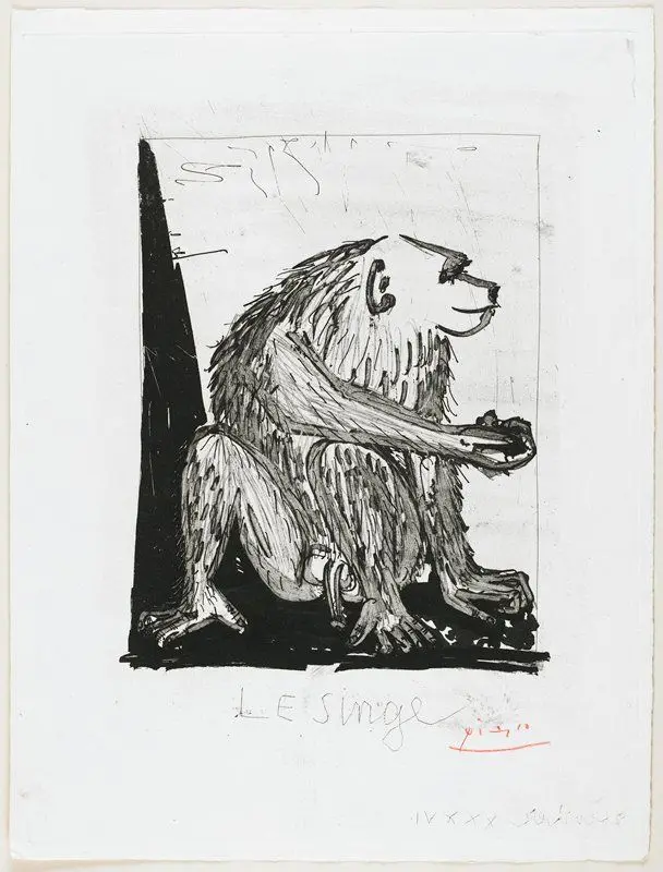 Le Singe by Pablo Picasso