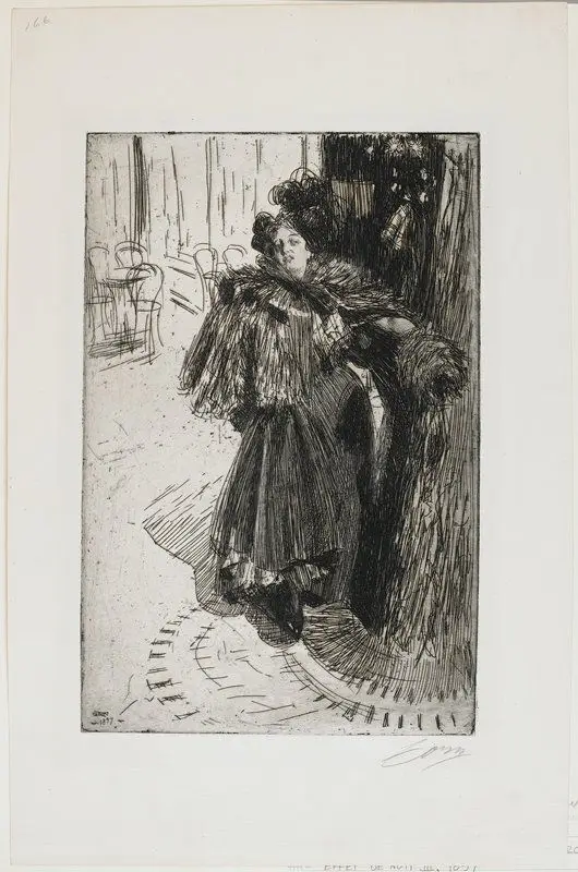 Effet de Nuit III by Anders Zorn