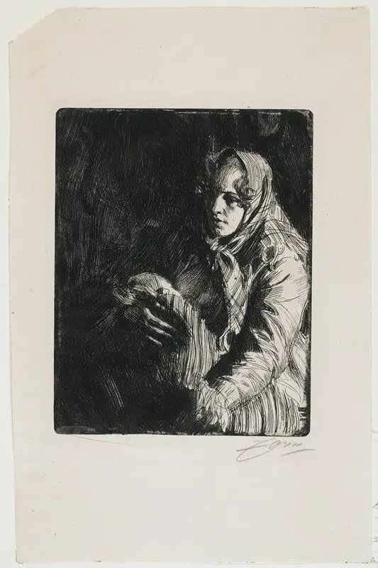 Madonna (A Mother) by Anders Zorn