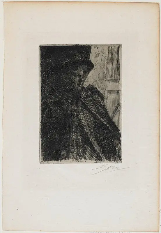 Olga Bratt by Anders Zorn