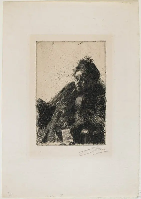 Mme. Simon II by Anders Zorn