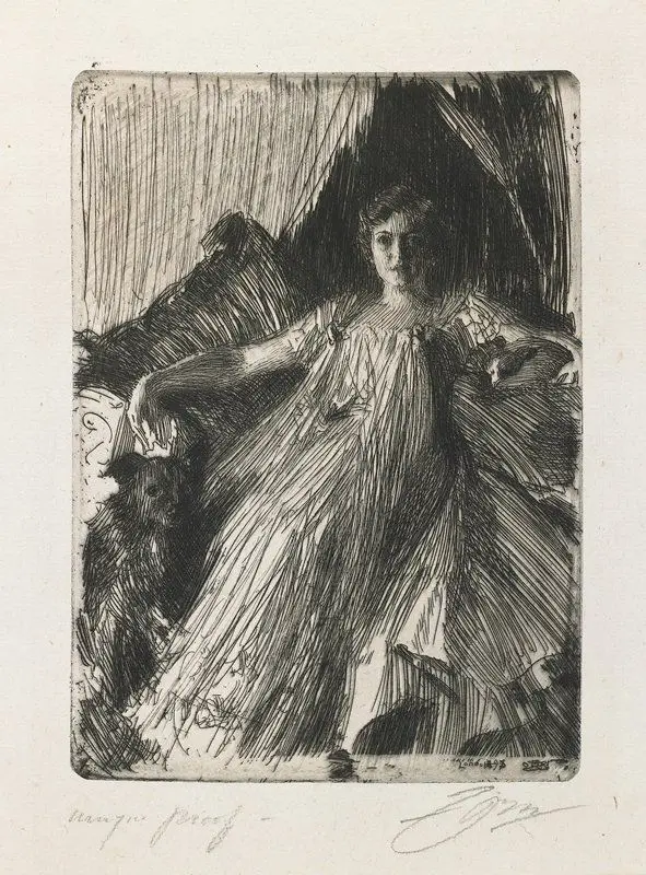 Maud Cassel (Mrs. Ashley) by Anders Zorn