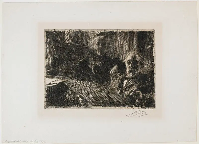 Mr. and Mrs. Furstenberg by Anders Zorn