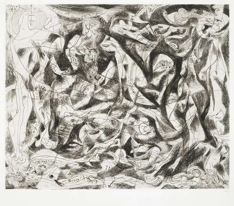 Untitled (4) by Jackson Pollock