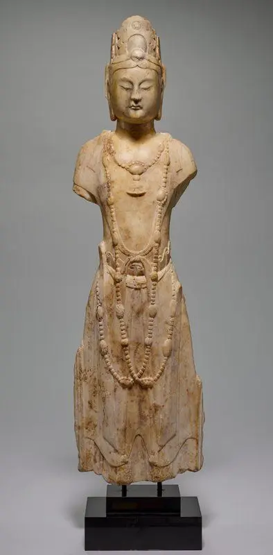Standing bodhisattva, one of a pair by China