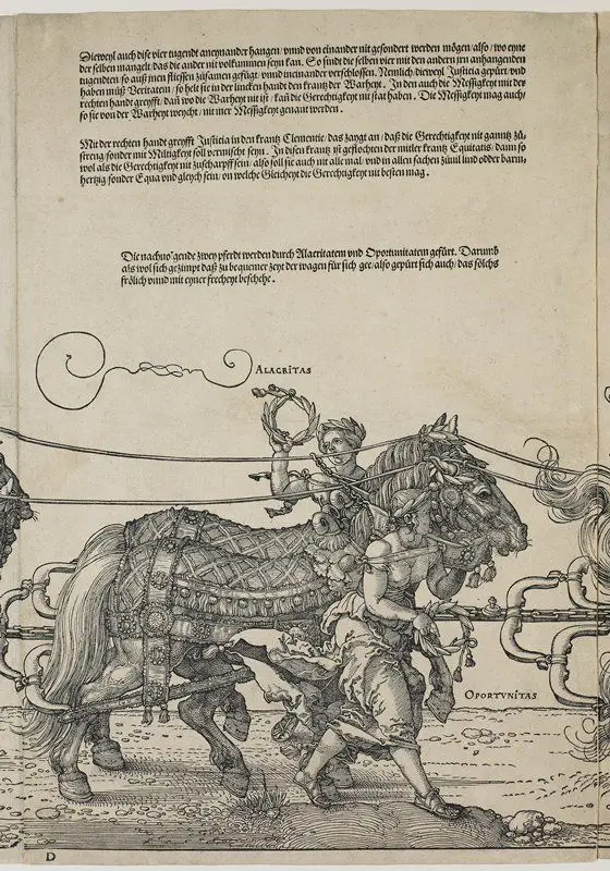 Large Triumphal Carriage of Maximilian I by Albrecht Dürer