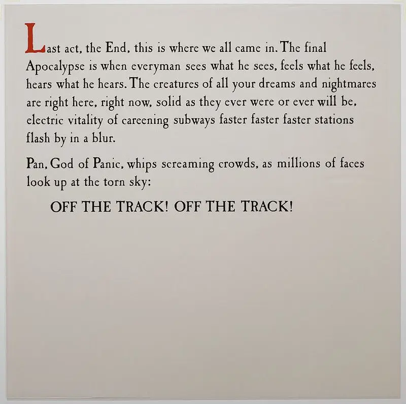 Last act, the End... by Keith Haring