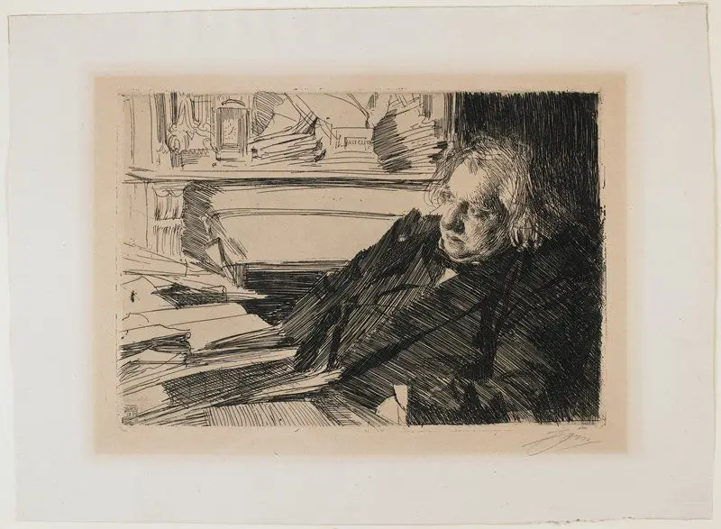 Ernest Renan by Anders Zorn
