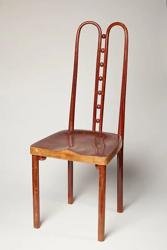 Seven Ball Side Chair, model number 371 by Designer: Josef Hoffmann