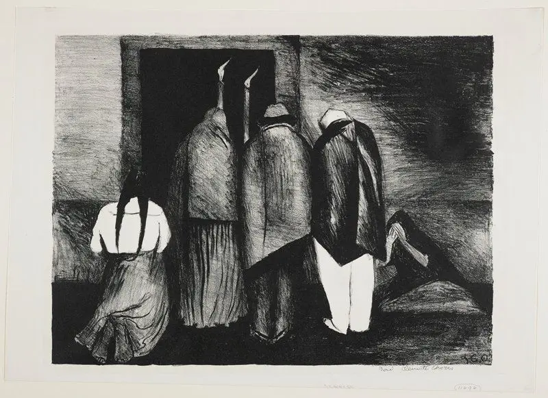 El requiem by José Clemente Orozco