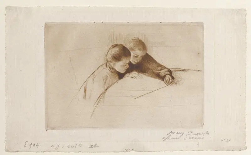 The Map by Mary Cassatt