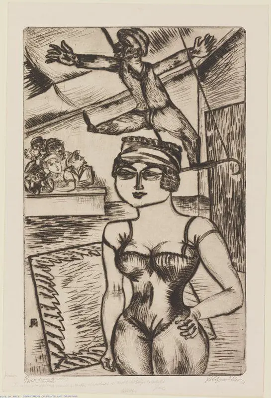 The Acrobat by Conrad Felixmüller