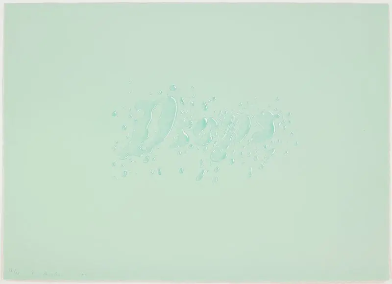 Drops by Edward Ruscha