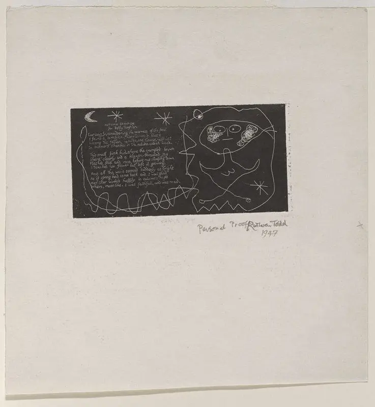 Autumn Campion for Betty Campion by Joan Miró