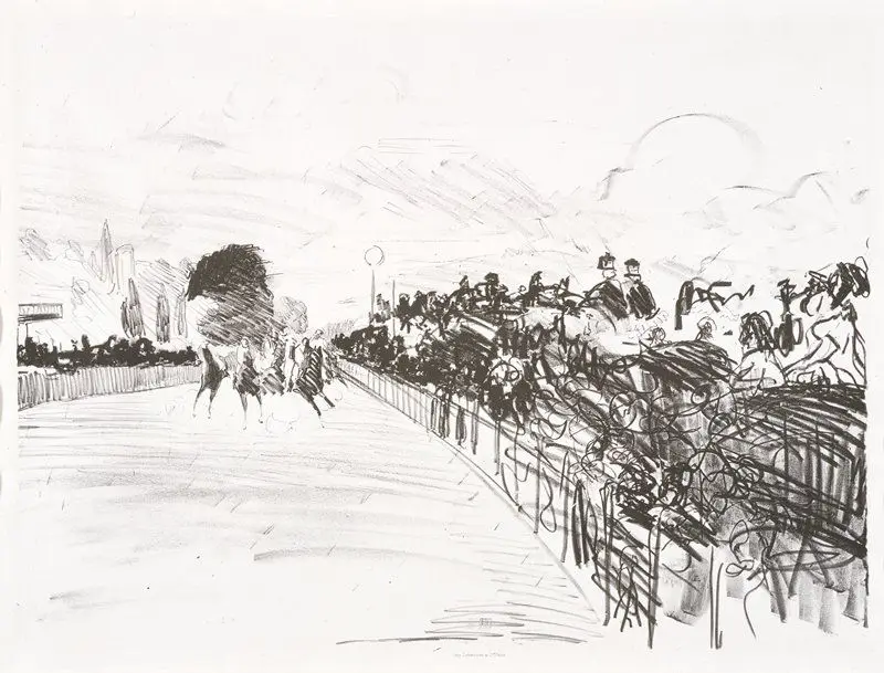 The Races by Édouard Manet