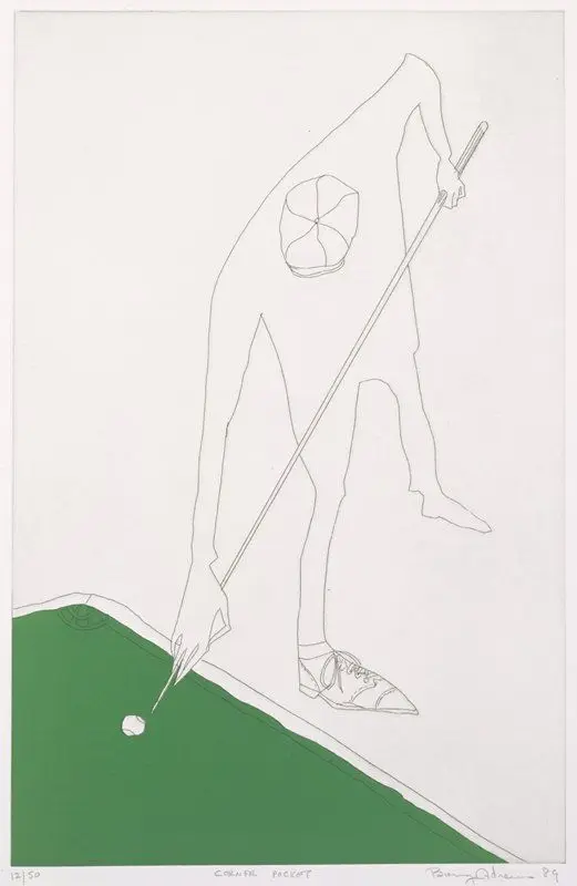 Corner Pocket by Benny Andrews