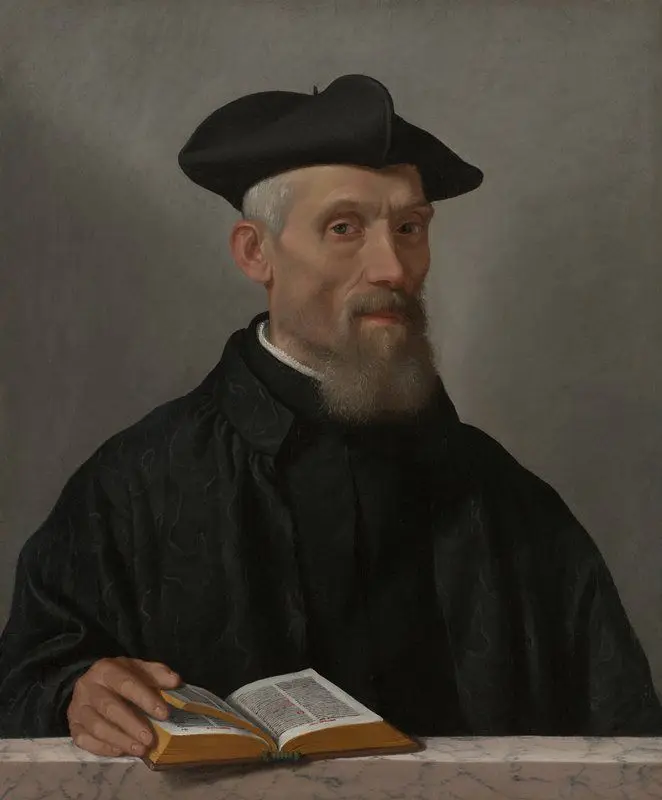 Portrait of an Ecclesiastic by Giovanni Battista Moroni
