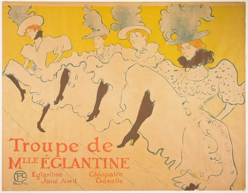 Mademoiselle Eglantine’s Troupe by Henri de Toulouse-Lautrec