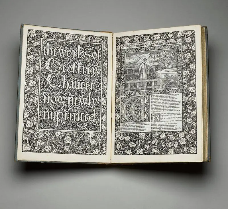 The Works of Geoffrey Chaucer, now Newly Imprinted by Designer: William Morris