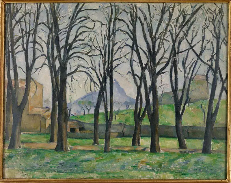 Chestnut Trees at Jas de Bouffan by Paul Cézanne