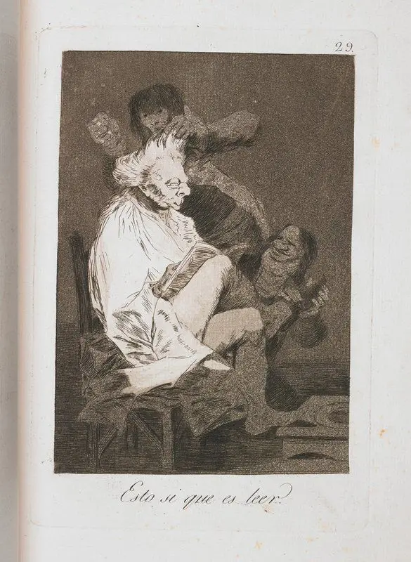 Esto si que es leer by Francisco José de Goya y Lucientes