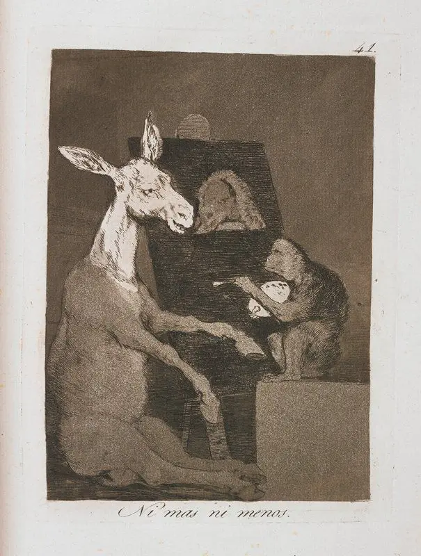 Ni mas ni menos by Francisco José de Goya y Lucientes