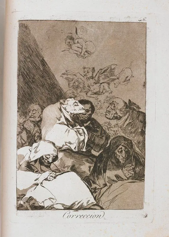 Correccion by Francisco José de Goya y Lucientes