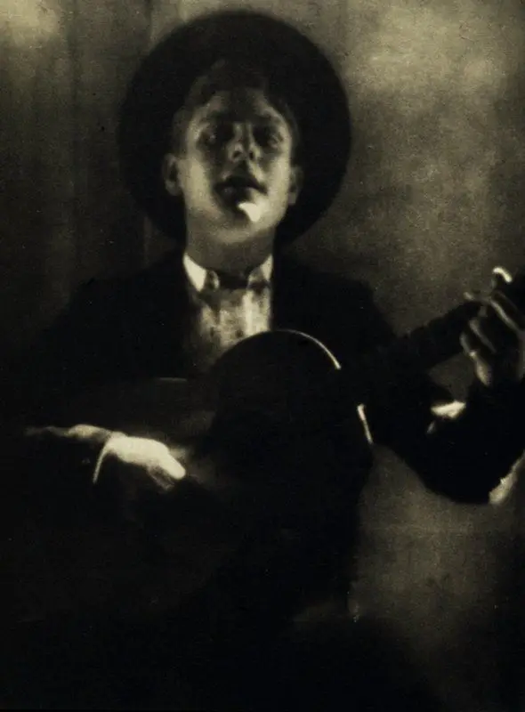 Guitar Player of Seville by Baron Adolf de Meyer