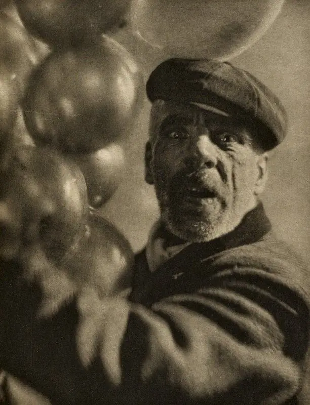 The Balloon Man by Baron Adolf de Meyer