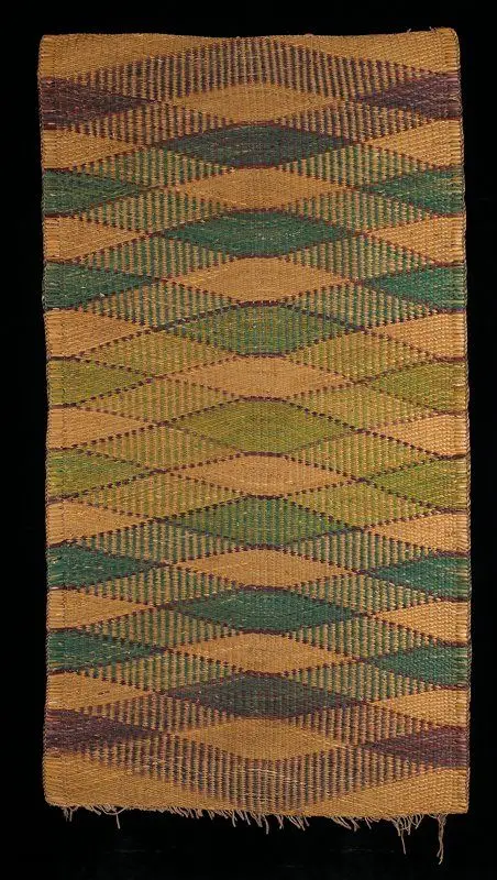 Mat by Anishinaabe (Ojibwe) artist