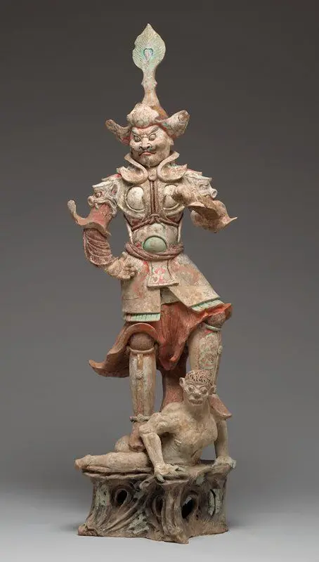 Lokapala Guardian King, one of a pair by China