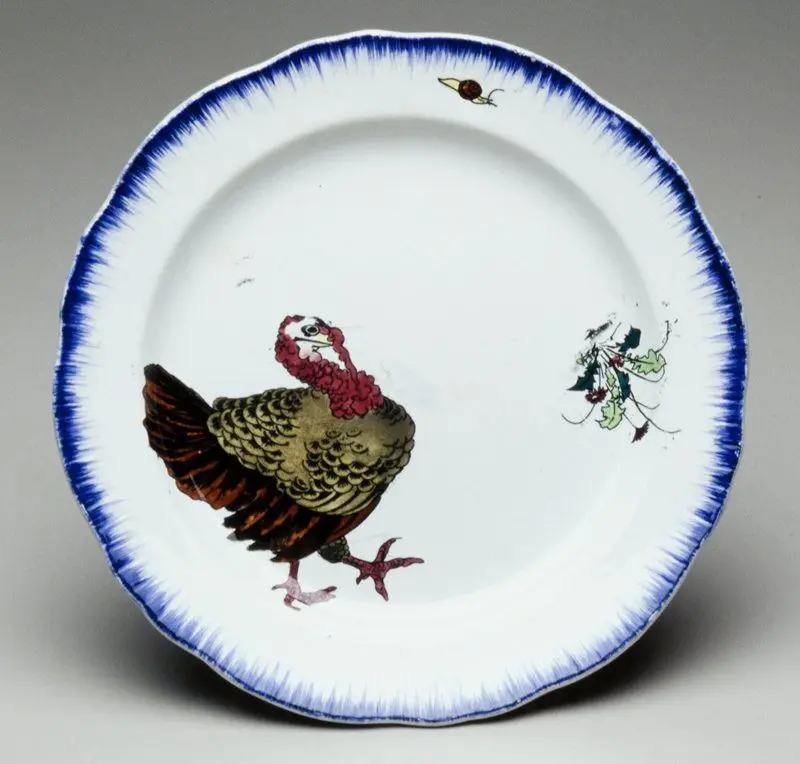 Plate from the Rousseau service by Designer: Félix Bracquemond