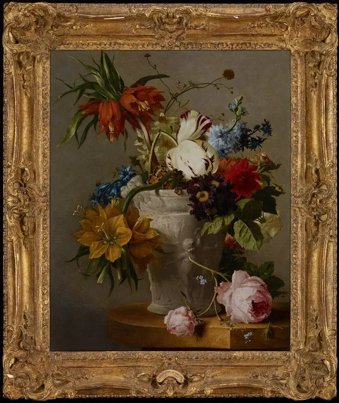 An Arrangement with Flowers by Georgius Jacobus Van Os